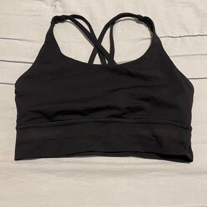 Lululemon black sports bra